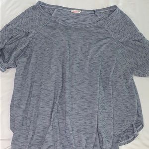 Cute blue and white top